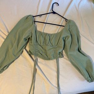 Saga Green Croptop